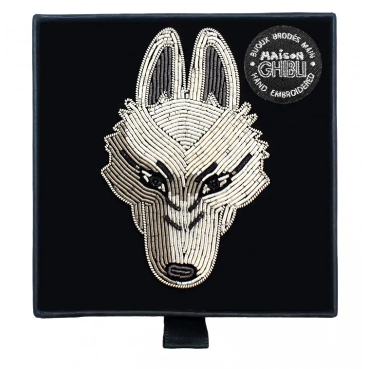 Outlet Embroidered Jewel Brooch Moro - Princess Mononoke Pins