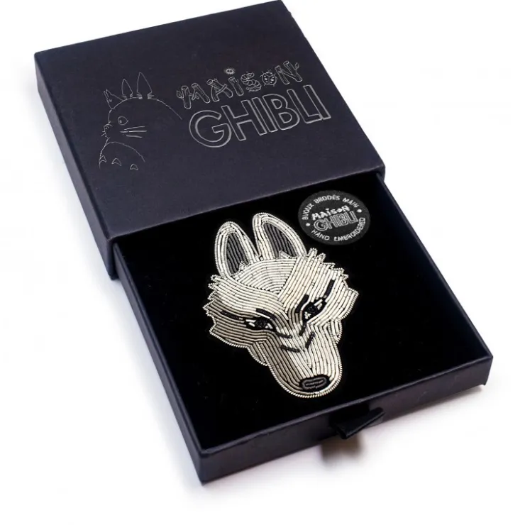 Outlet Embroidered Jewel Brooch Moro - Princess Mononoke Pins