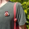 Best Embroidered Jewel Brooch San’s mask - Princess Mononoke Pins