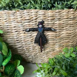 Online Embroidered Jewel Brooch Scarecrow - Howl’s Moving Castle Pins