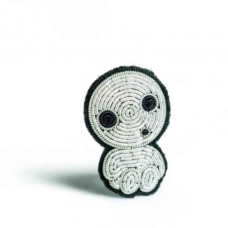 Online Embroidered Jewel Brooch Seated Kodama - Princess Mononoke Pins