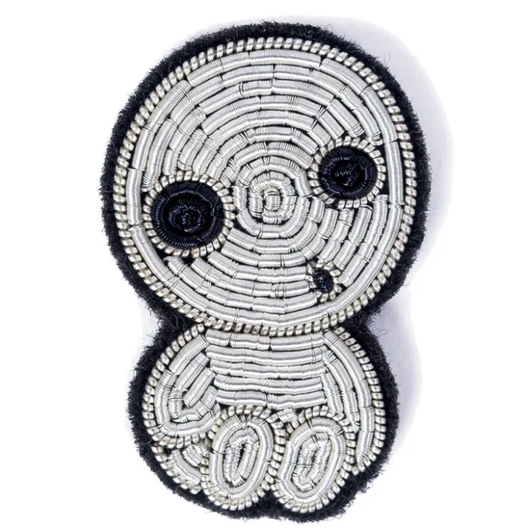 Online Embroidered Jewel Brooch Seated Kodama - Princess Mononoke Pins