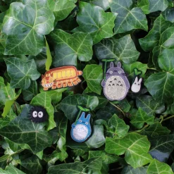Embroidered Jewel Brooch Soot Sprite - My Neighbor Totoro Pins