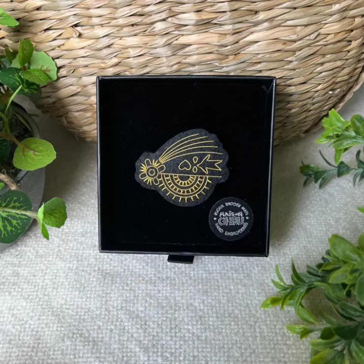 Sale Embroidered Jewel Brooch Spell - Howl’s Moving Castle Pins