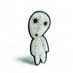 Hot Embroidered Jewel Brooch Walking Kodama - Princess Mononoke Pins