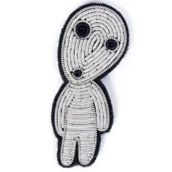 Hot Embroidered Jewel Brooch Walking Kodama - Princess Mononoke Pins