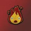 Online Embroidered Jewel Brooch Yellow Calcifer - Howl’s Moving Castle Pins