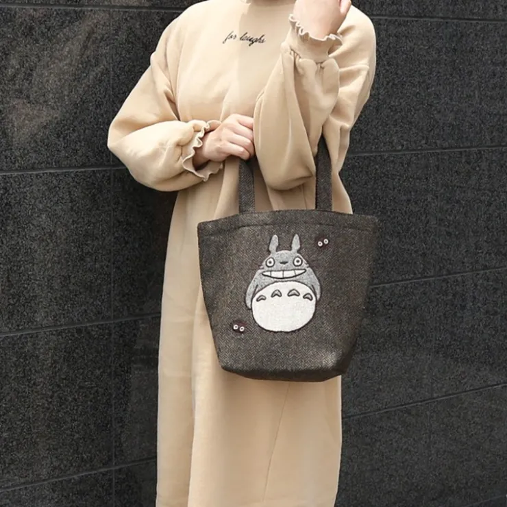 Outlet Embroidered Moon Bag Totoro - My Neighbor Totoro Bags