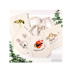 Outlet Embroidery Canvas Tote bag Flying Heen - Howl's Moving Castle Bags