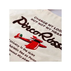 Embroidery Canvas Tote bag Savoia - Porco Rosso Bags