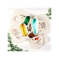 Discount Embroidery Canvas Tote bag Silent World - Castle in the Sky Bags