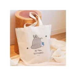 Discount Embroidery Canvas Tote bag Walking away - My Neighbor Totoro Bags