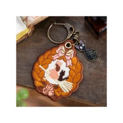 Hot Embroidery Keychain Wreath of bread - Kiki's Delivery Service Keychains
