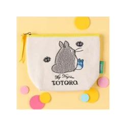 Outlet Embroidery pouch Big and Medium Totoro - My Neighbor Totoro Storage