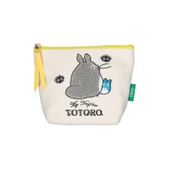 Outlet Embroidery pouch Big and Medium Totoro - My Neighbor Totoro Storage