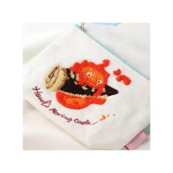 New Embroidery pouch Calcifer - Howl's Moving Castle Storage
