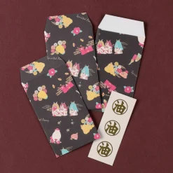 6 Envelopes & stickers set Aburaya - Spirited Away Postcards And Letter Papers