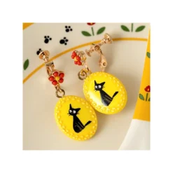 Hot Fancy yellow earrings with clips Jiji - Kiki's Delivery Service Jewellery
