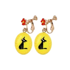 Hot Fancy yellow earrings with clips Jiji - Kiki's Delivery Service Jewellery