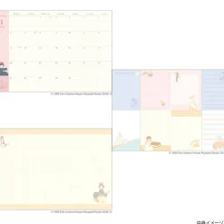 2025 Felt Diary Kiki & Jiji on the broom - Kiki's Delivery Service Schedule Diaries And Calendars