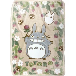 Clearance Fluffy blanket Totoro Raspberry 100x140 cm - My Neighbor Totoro Household Linen