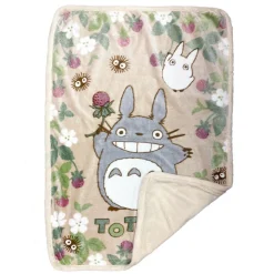 Clearance Fluffy blanket Totoro Raspberry 100x140 cm - My Neighbor Totoro Household Linen