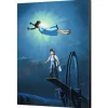 Outlet Ghibli - Castle in the Sky - 35x50cm wood panel Wall Decoration