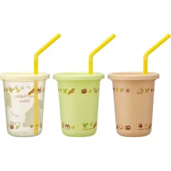 Outlet 3 Glasses with Straw Set - My Neighbor Totoro Kitchenware