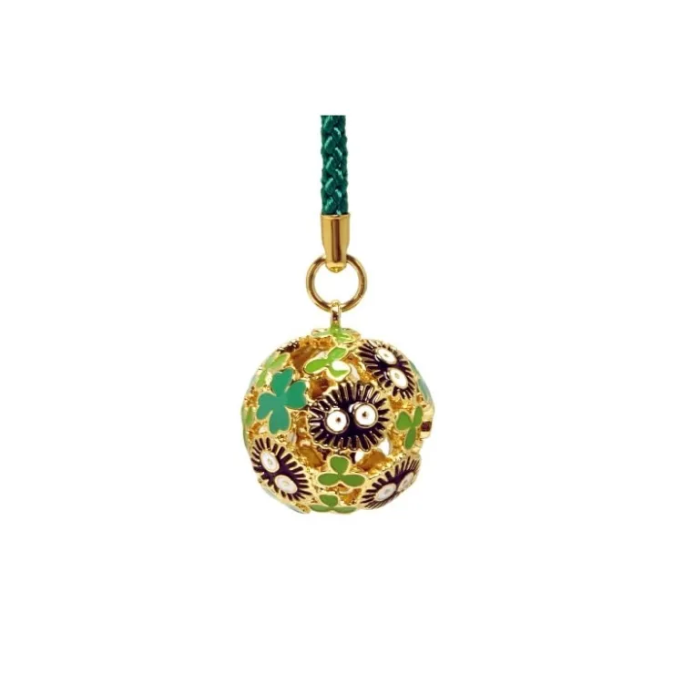 Best Golden Ring Bell Strap Sooot Sprites & Clover - My Neighbor Totoro Straps