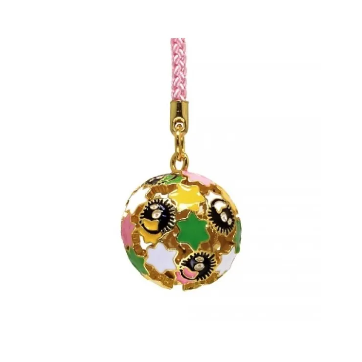 New Golden Ring Bell With Strap Soot Sprites and Candy - Spirited Away Straps