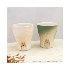 Green hand made Shigaraki ware Cup Totoro - My Neighbor Totoro Kitchenware