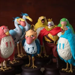Hot Green Parakeet Figurine - The Boy and the Heron Figurines