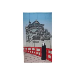 Best Japanese Curtain Aburaya & No Face - Spirited Away Wall Decoration