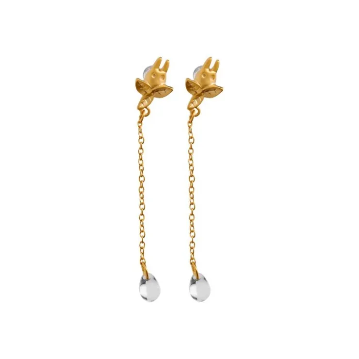 Outlet Jewel Earring Totoro White Drop - My Neighbor Totoro Jewellery