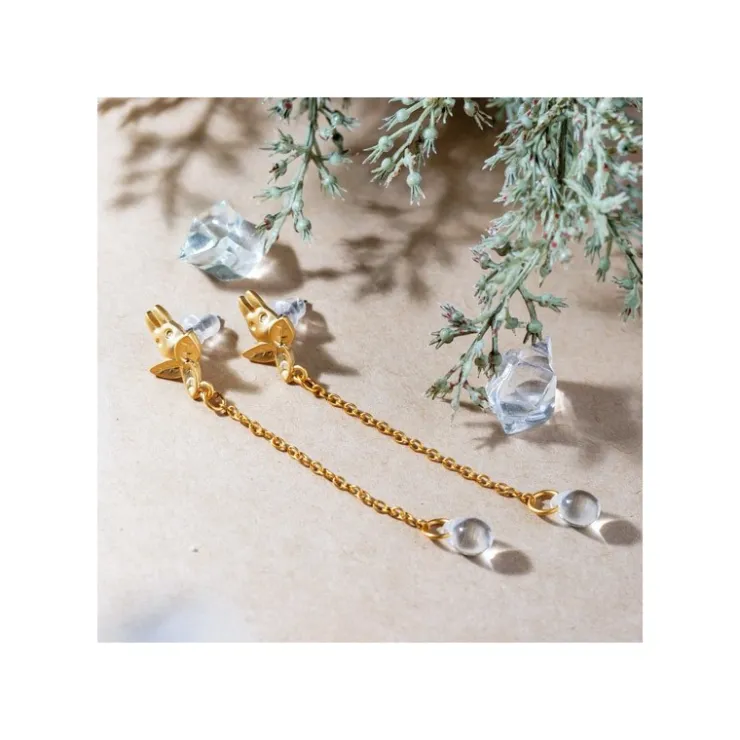 Outlet Jewel Earring Totoro White Drop - My Neighbor Totoro Jewellery