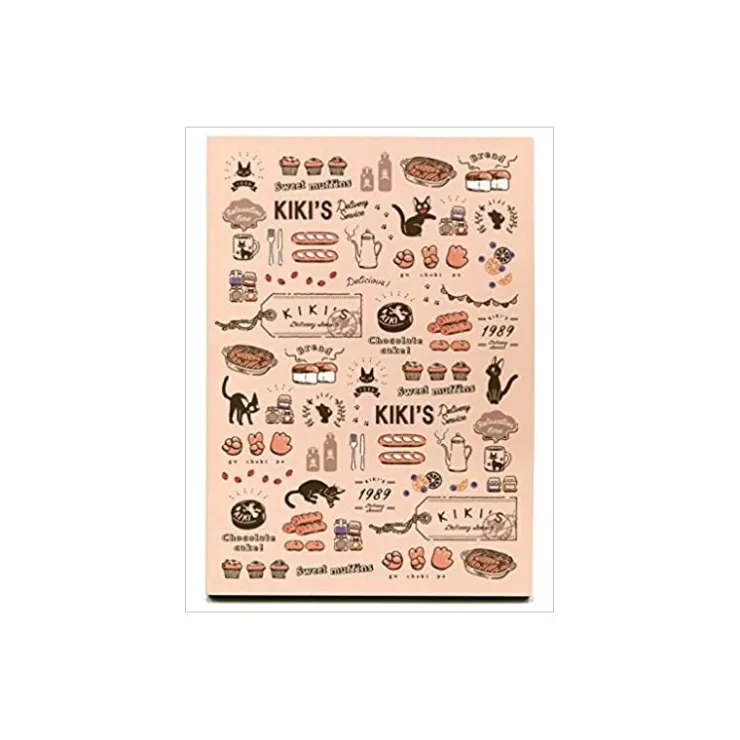 Hot JIJI NOTEBOOK -TEA TIME- KII DELIVERY'S SERVICE Notebooks And Notepads