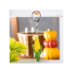 Online Keychain Soot Sprite in corn with Totoro - My Neighbor Totoro Keychains