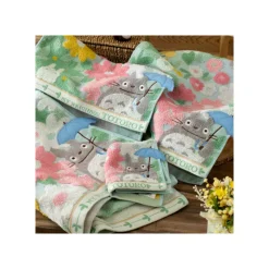 Large Bath Towel Totoro Flower Fields 60x120 cm - My Neighbor Totoro Household Linen