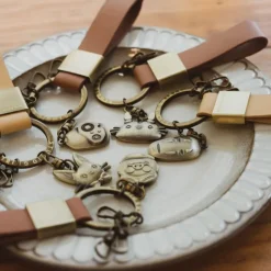 Outlet Leather Key Chain Totoro - My Neighbor Totoro Keychains