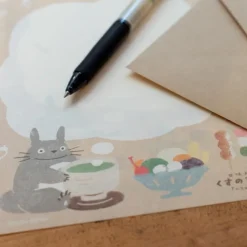 Online Letterset Japanese Sweets - My Neighbor Totoro Postcards And Letter Papers