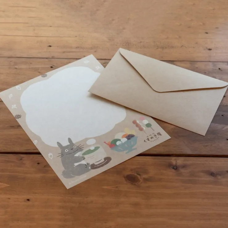 Online Letterset Japanese Sweets - My Neighbor Totoro Postcards And Letter Papers