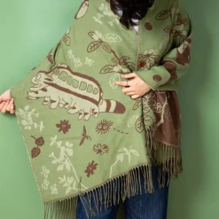 Outlet Light Green Stole Totoro & Catbus - My Neighbor Totoro Outfits