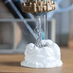 Magnetic Paper Clip Holder Flying Castle - Castle in the Sky Statues