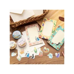 Outlet Masking Tape Break Time Flowers - Howl's Moving Castle Small Equipment