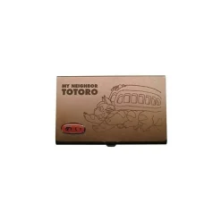 Best Metal Card Case Catbus Dark Brown - My Neighbor Tororo Accessories