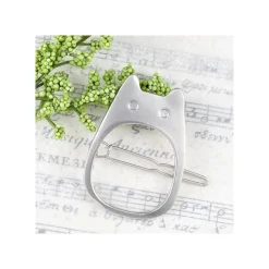 Discount Metal Hair Clip White Totoro - My Neighbor Totoro Jewellery