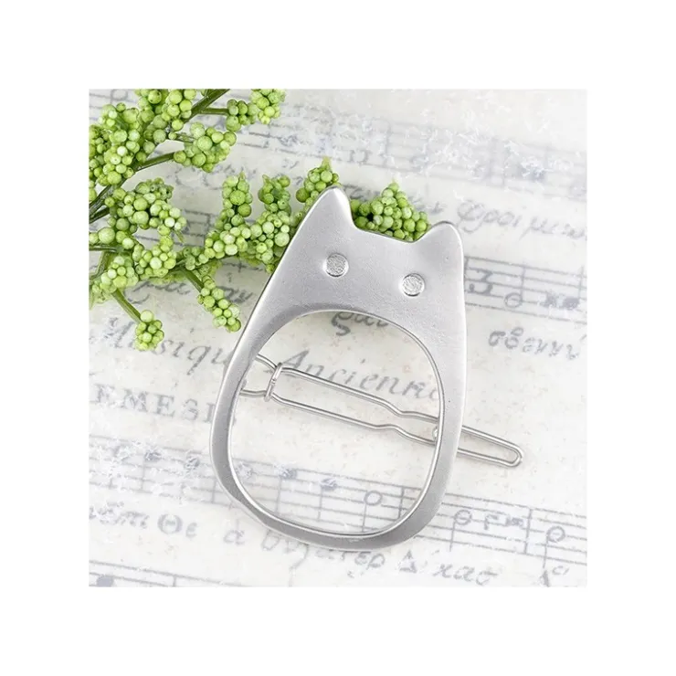 Discount Metal Hair Clip White Totoro - My Neighbor Totoro Jewellery
