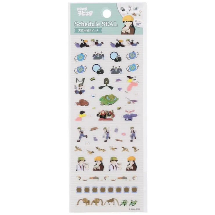 Sale Mini Schedule Stickers Collection 1 - Castle in the Sky Small Equipment