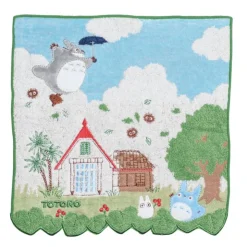 Sale Mini Towel Totoro in the sky 25x25 cm - My Neighbor Totoro Household Linen