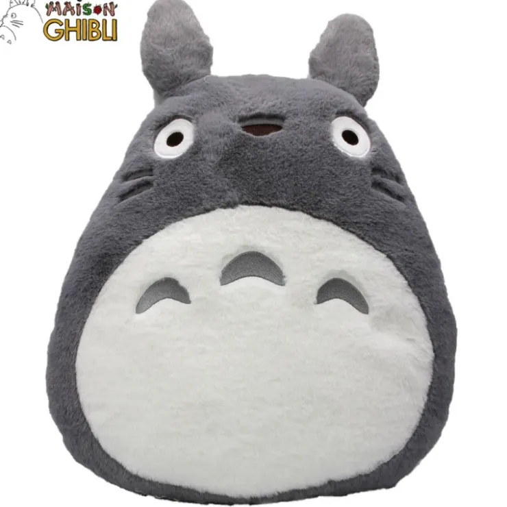 Clearance Nakayoshi Cushion Grey Totoro - My Neighbor Totoro Pillow